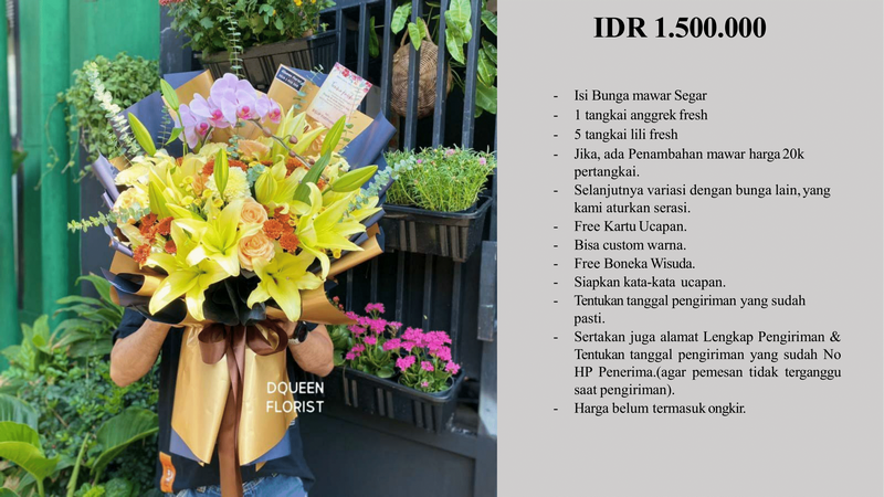 Buket Bunga di Jakarta Barat, Kecamatan Palmerah, Kelurahan Slipi