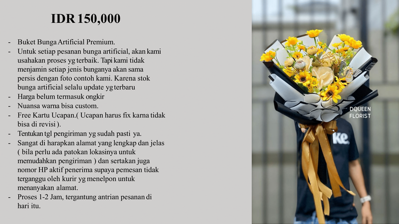 Buket Bunga di Jakarta Pusat, Kecamatan Menteng, Kelurahan Gondan