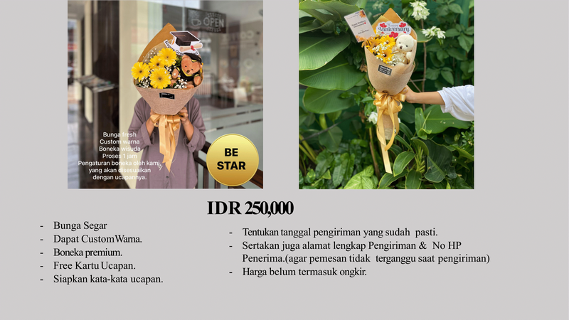 Buket Bunga di Jakarta Pusat, Kecamatan Sawah Besar, Kelurahan Ma