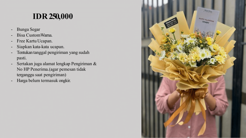 Buket Bunga di Jakarta Pusat, Kecamatan Johar Baru, Kelurahan Kam