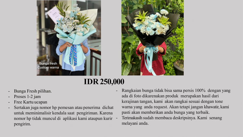 Buket Bunga di Jakarta Utara, Kecamatan Koja, Kelurahan Koja (Uta