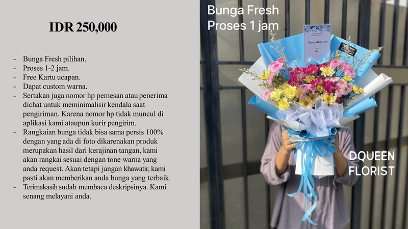 Buket Bunga di Jakarta Selatan, Kecamatan Tebet, Kelurahan Menten