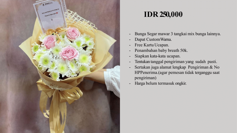 Buket Bunga di Jakarta Utara, Kecamatan Penjaringan, Kelurahan Pe