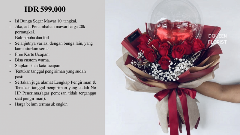 Buket Bunga di Jakarta Timur, Kecamatan Pulo Gadung, Kelurahan Ra