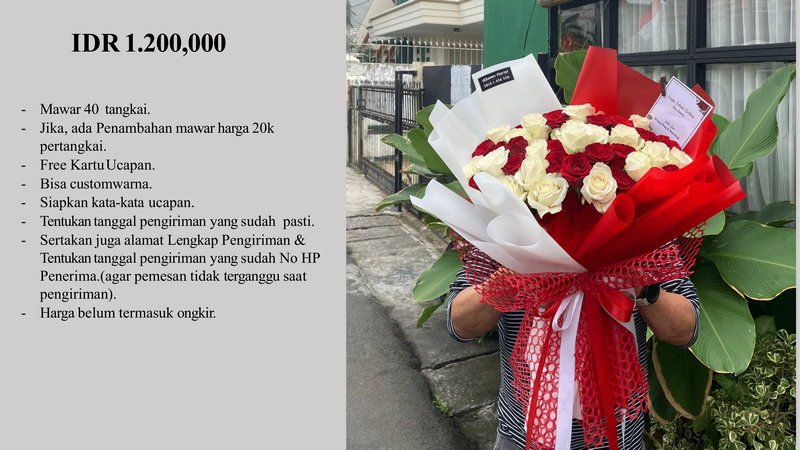 Buket Bunga di Jakarta Pusat, Kecamatan Johar Baru, Kelurahan Joh