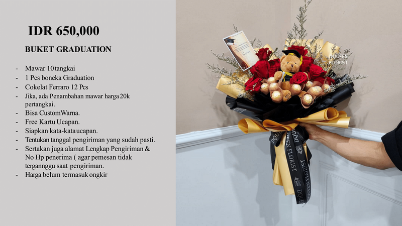 Buket Bunga di Jakarta Timur, Kecamatan Cakung, Kelurahan Rawa Te